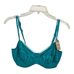 NWT Marie Jo L'Aventure Robbie Bra Summer Green Underwire Size 34 E